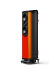 Enceinte WILSON BENESCH ACT 3ZERO Volcanic Orange / AUDIO HARMONIA Bordeaux