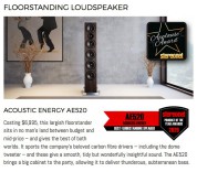 Enceinte ACOUSTIC ENERGY AE 520 - AWARD STEREONET 2020 / AUDIO HARMONIA Bordeaux