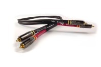 Câble modulation RCA TELLURIUM Q Black / AUDIO HARMONIA Bordeaux