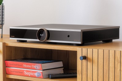 Ampli CANOR VIRTUS I4S silver Face / AUDIO HARMONIA Bordeaux