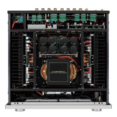 Ampli LUXMAN L-507Z dessus ouvert / AUDIO HARMONIA Bordeaux