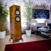 Enceintes MARTEN PARKER TRIO noyer laqué piano zoom / AUDIO HARMONIA Bordeaux
