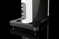 Enceinte WILSON BENESCH VECTOR base et bornier / AUDIO HARMONIA Bordeaux